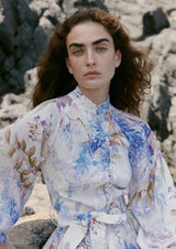 Jasmine Button-Down Silk Mini Dress