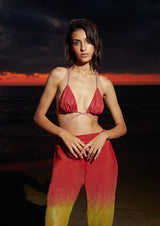 Kai Flared Mesh Trousers