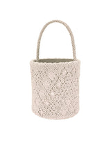 Palomino Handmade Macramé Suede Micro Bag