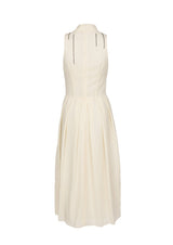Sarah High-Neck Crystal Embellishments Dress