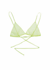 Sheer Tulle Triangle Bra