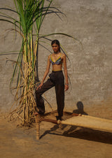 Sheer Tulle Triangle Bra