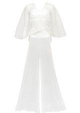 Soul Sheer Cotton Organza Two-Piece Set