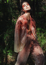 Sun Sequin Oversized Blazer