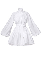 Tulip Buttoned Mini Dress