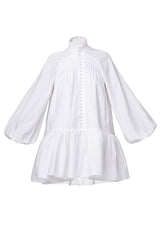 Tulip Buttoned Mini Dress