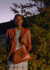 Constanza Leather Clutch Bag