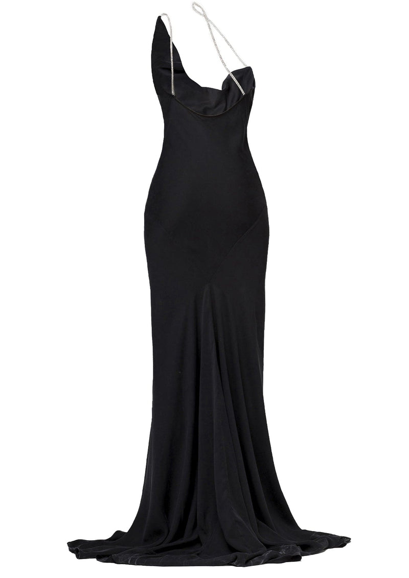 YVON - Iris Swarovski Silk Gown MADAMVOYAGE YVON - Iris Swarovski Silk Gown MADAMVOYAGE