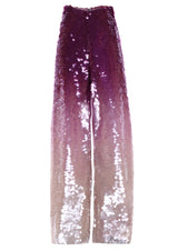 Galatea High-Waisted Sequin Trousers