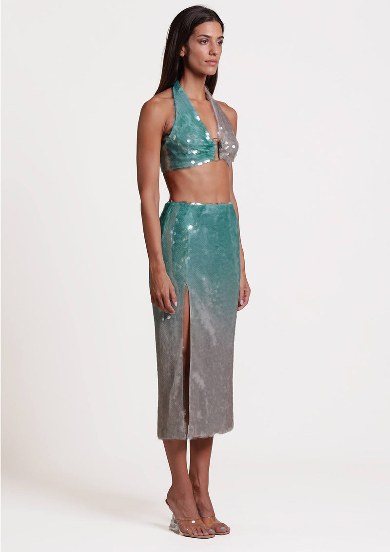 Kiyana Sequin Midi Skirt