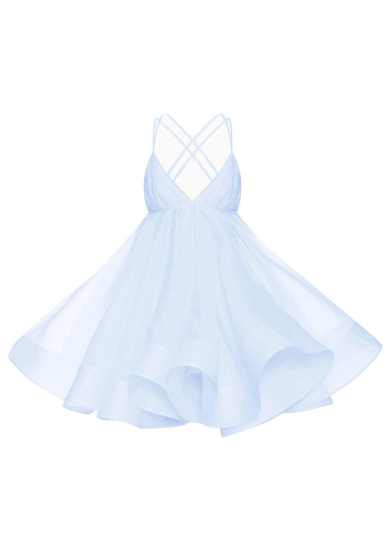 YVON - L'Etoile Du Sud Layered Linen-Silk Mini Dress MADAMVOYAGE YVON - L'Etoile Du Sud Layered Linen-Silk Mini Dress MADAMVOYAGE