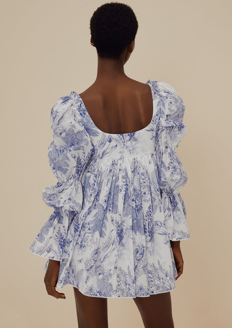 Le Muguet Cotton Silk Mini Dress