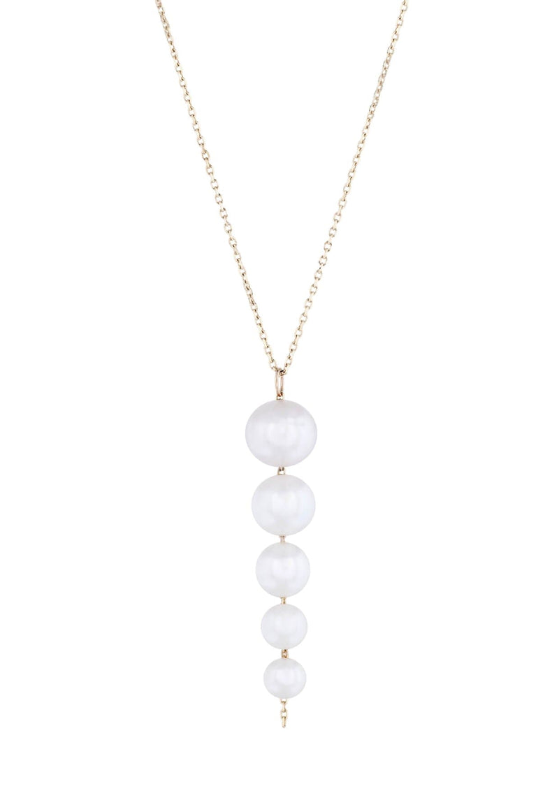 Moonlight Pearl Gold Necklace