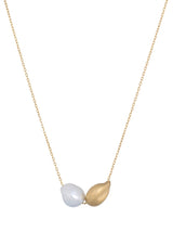 Pepita Gold Pearl Necklace