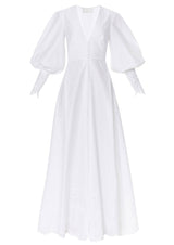 Pimelea Buttoned Cotton Maxi Dress