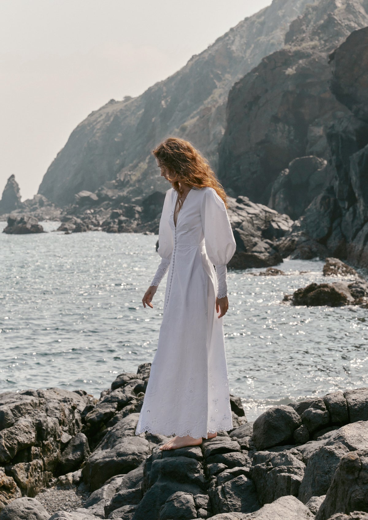 YVON - Pimelea Buttoned Cotton Maxi Dress – MADAMVOYAGE