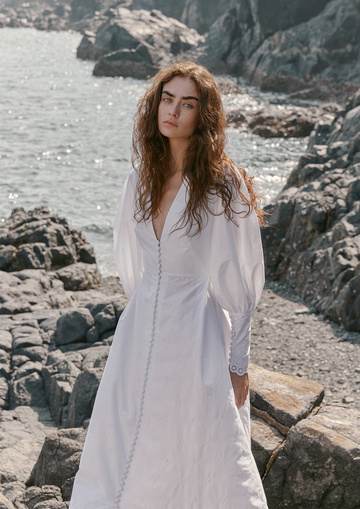 YVON - Pimelea Buttoned Cotton Maxi Dress – MADAMVOYAGE