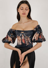 Primavera Satin Corset Top