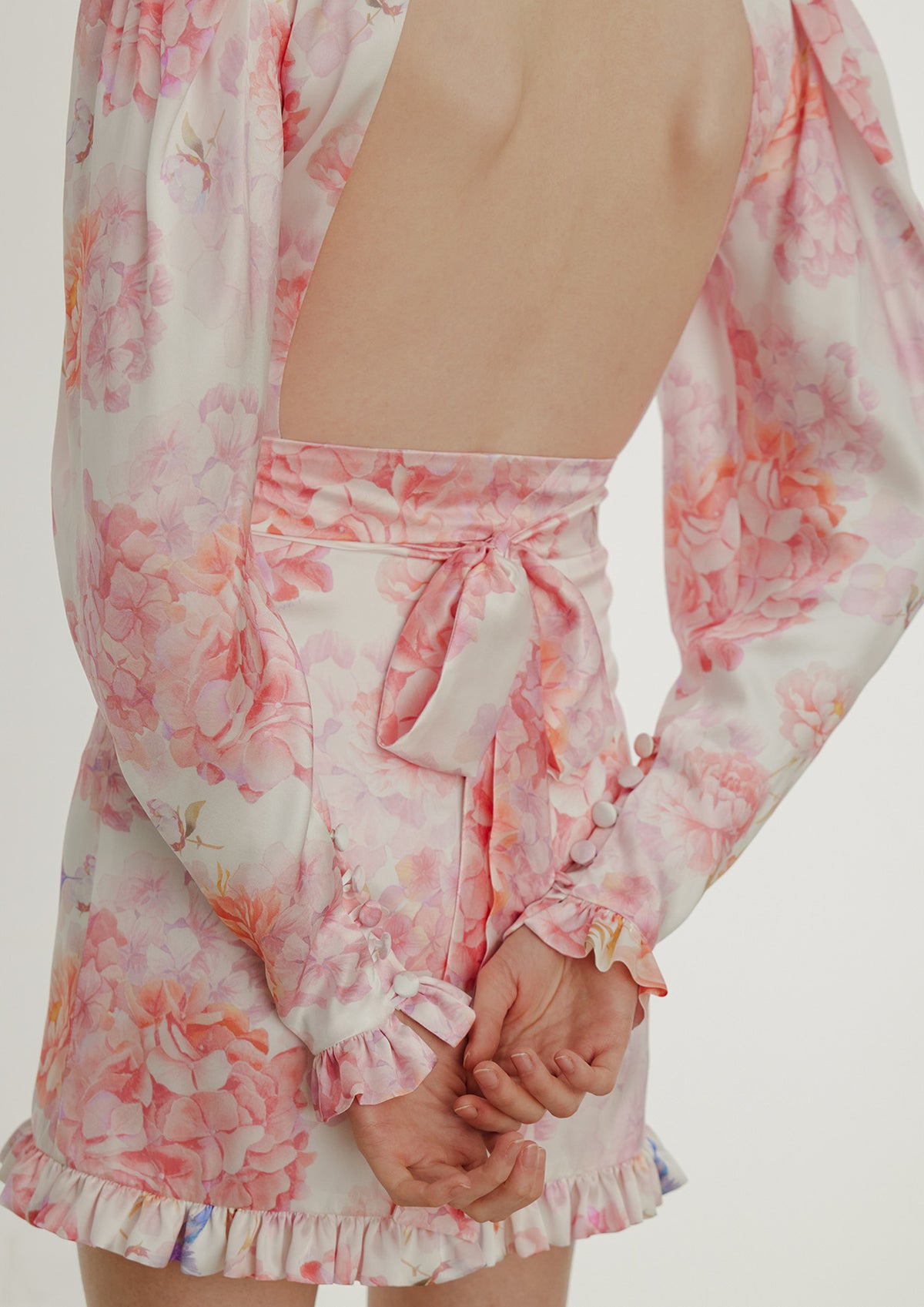open back silk mini dress Silk Mini Dress Nova with Open Back and Waist Accent - Emika Fashion -  Women's Clothes, Dresses, Evening Dresses, Cocktail Dresses, Party Dresses,  Pantsuits, Skirts, Shorts, Corsets, Blouses