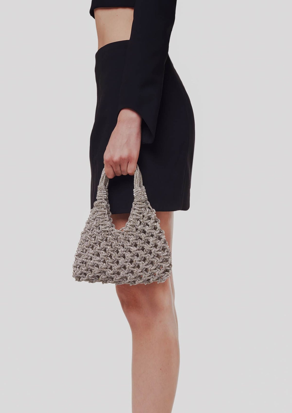 Hibourama - Vannifique Crystal-Studded Woven Handbag – MADAMVOYAGE