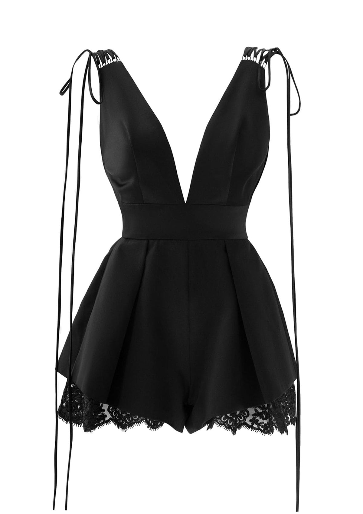 mini jumpsuit dress Victory Lace Net Mini Jumpsuit