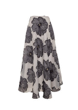 Bouganville Jacquard Full-Length Skirt