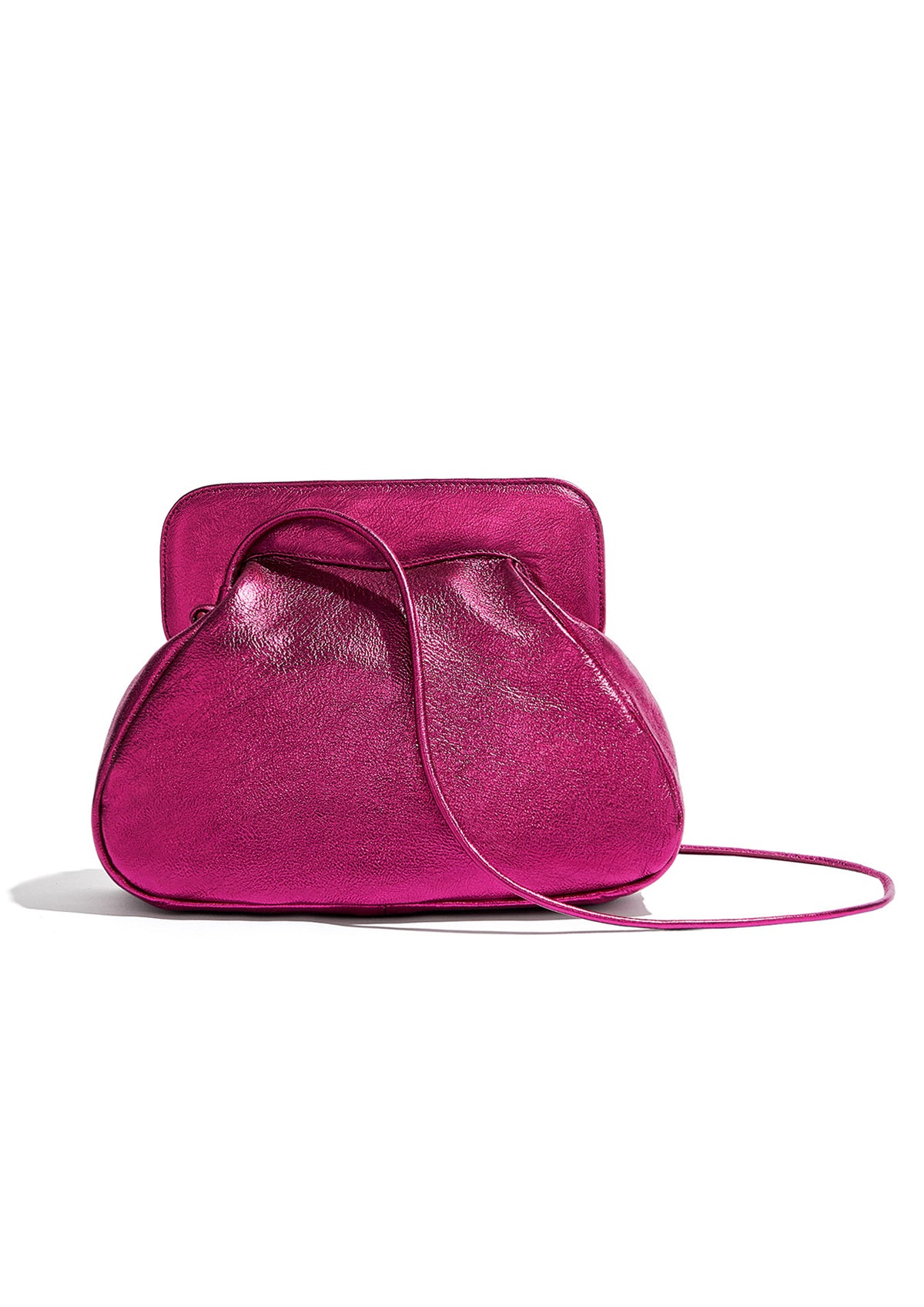 Phialebel - Constanza Metallic Leather Clutch Bag – MADAMVOYAGE