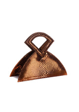 Farha Snake-Print Leather Handbag