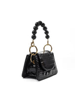 Horra Agate Top-Handle Faux-Leather Handbag