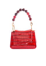 Horra Agate Top-Handle Faux-Leather Handbag