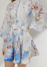 Jasmine Button-Down Silk Mini Dress