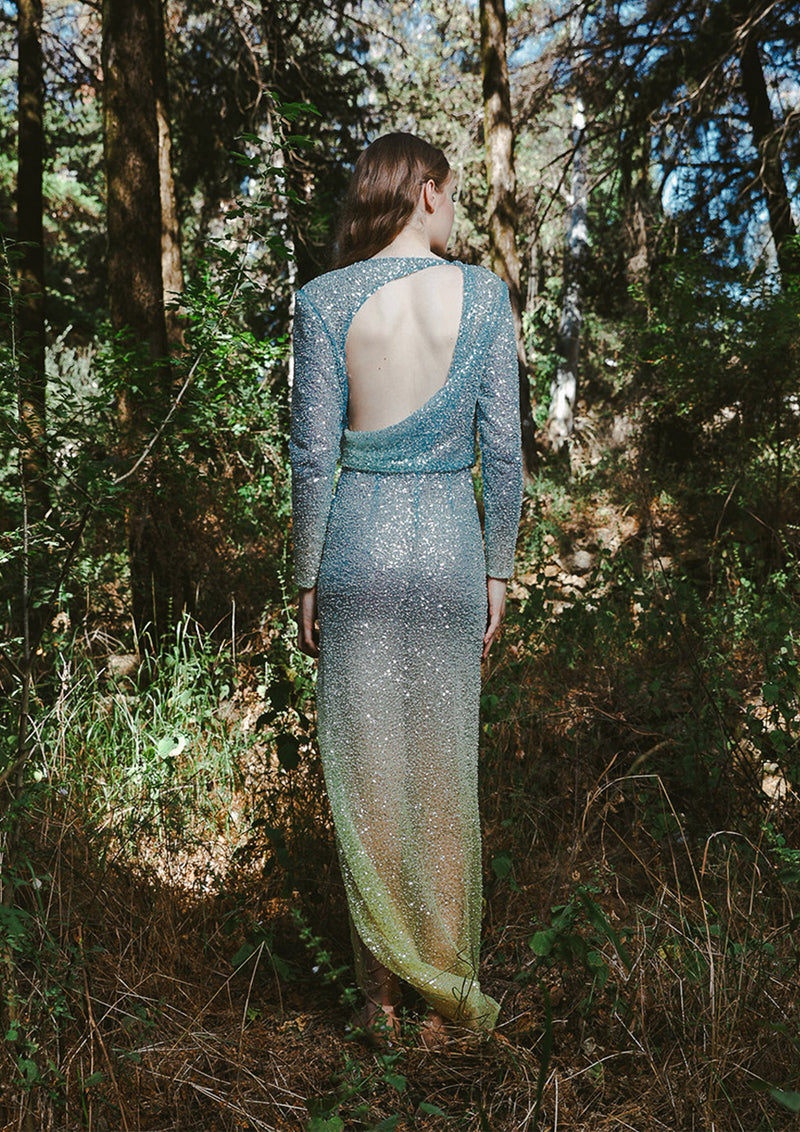moon sequin dress Moon Dust Sequin Mini Dress Copper