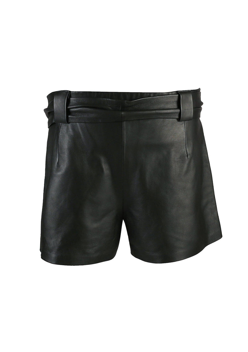 Moonbow Leather Shorts Removeable Belt