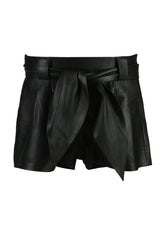 Moonbow Leather Shorts Removeable Belt