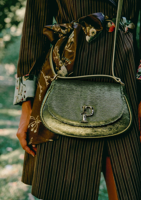 Paula Sequinned Handbag