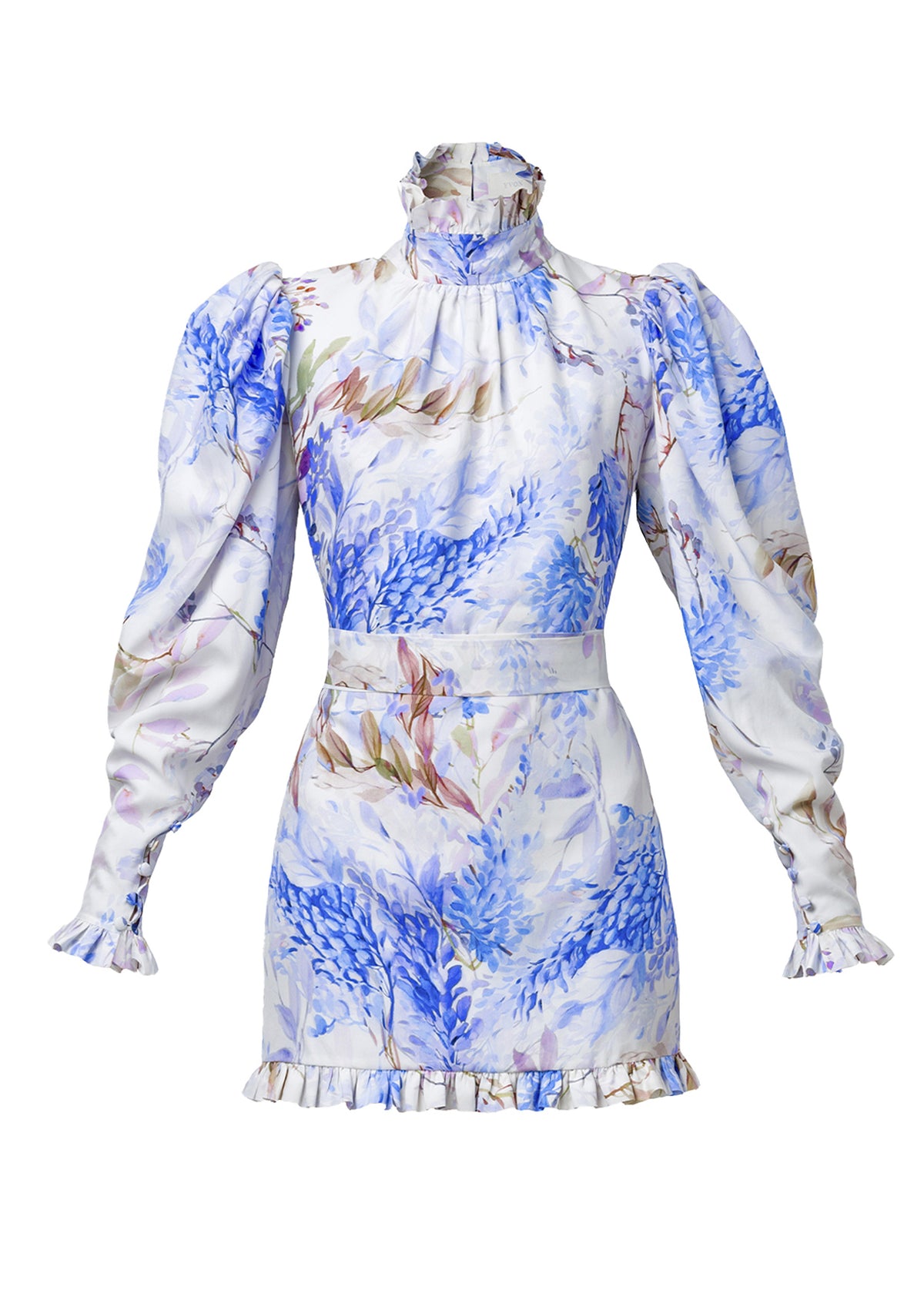 zimmermann glassy long sleeve mini dress YVON