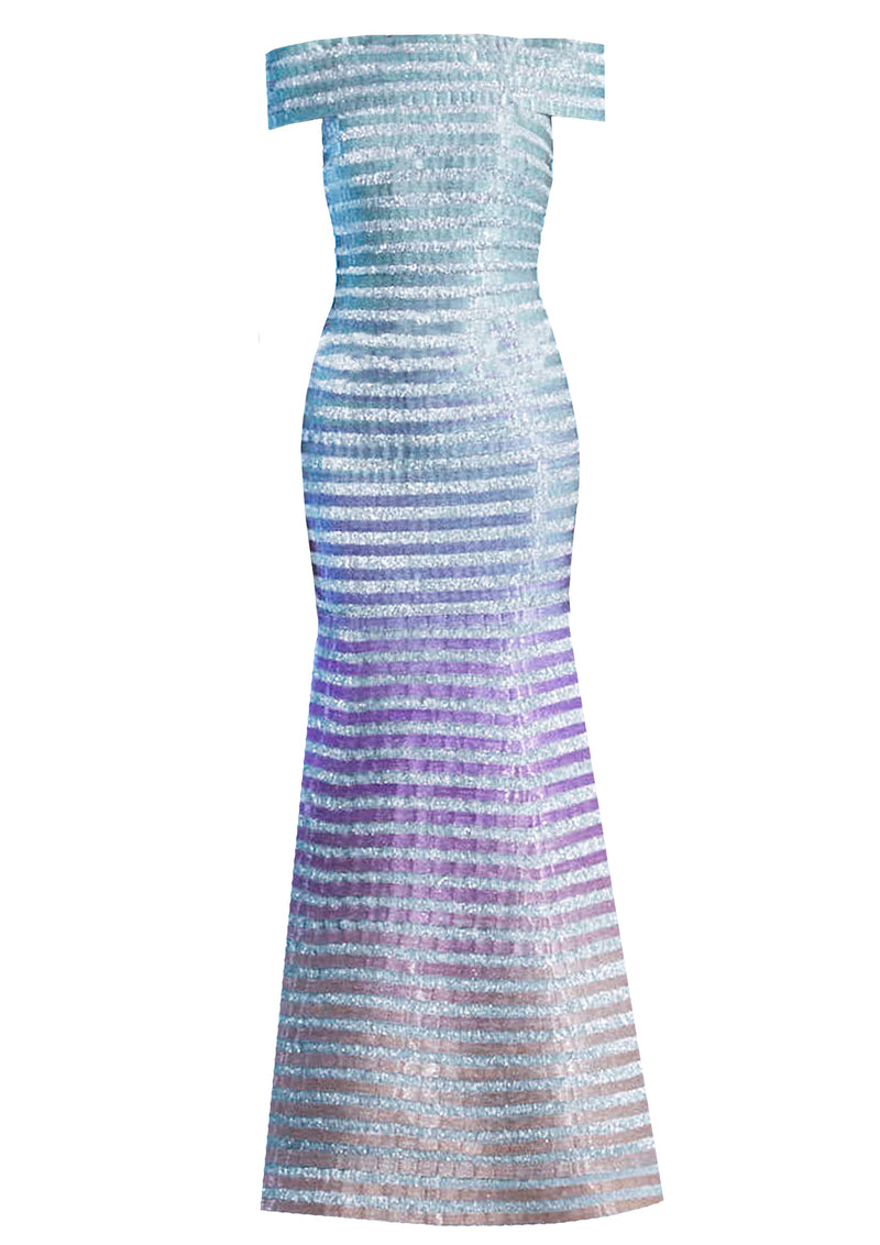 Strapless Off-Shoulder Maxi Dress