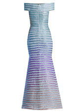 Strapless Off-Shoulder Maxi Dress