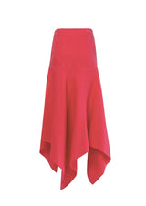 Vela Asymmetric Flared Maxi Skirt
