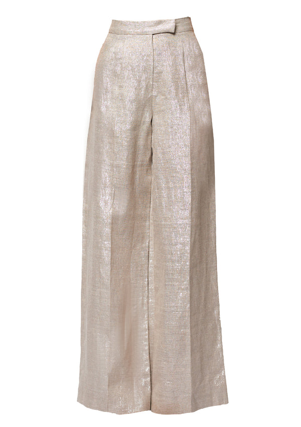 Willow Wide-Legged Linen Trousers